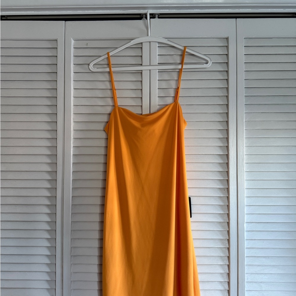 Express Bold Orange Dress